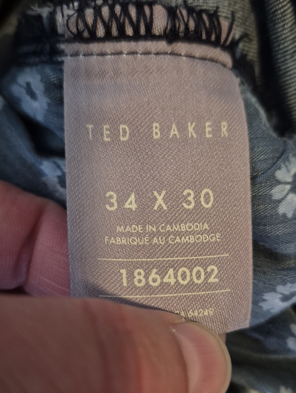 Ted Baker Women's Size 34 Navy Denim Jeans Shortened To Capris - Picture 3 of 7